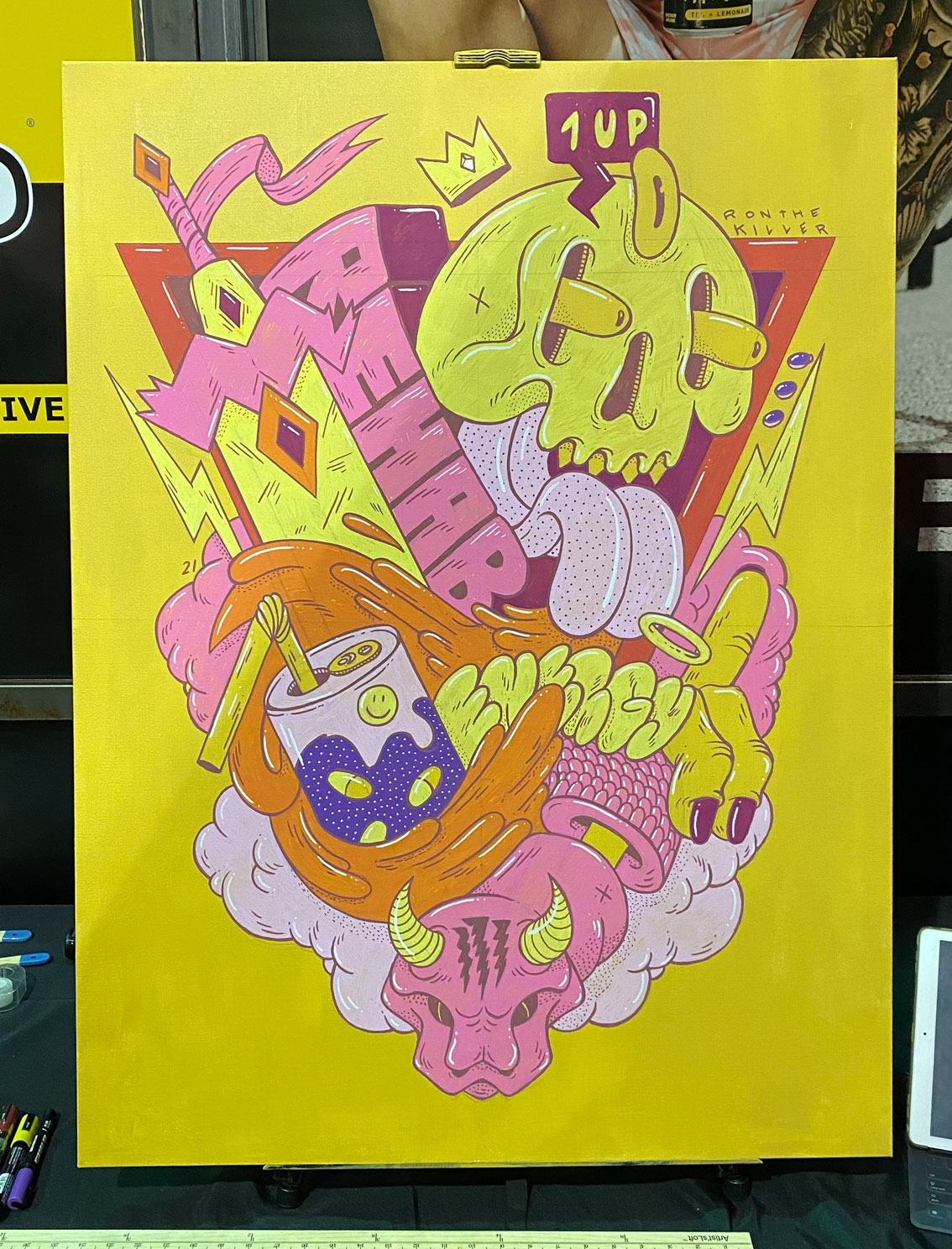 Monster tonthekiller livepainting 01