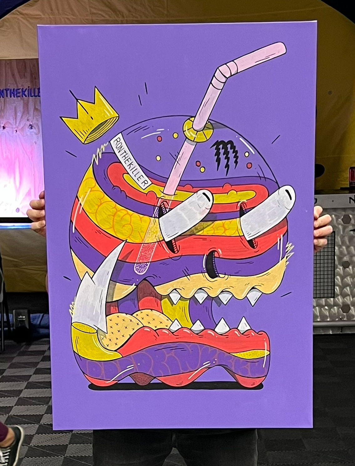 Monster tonthekiller livepainting 02